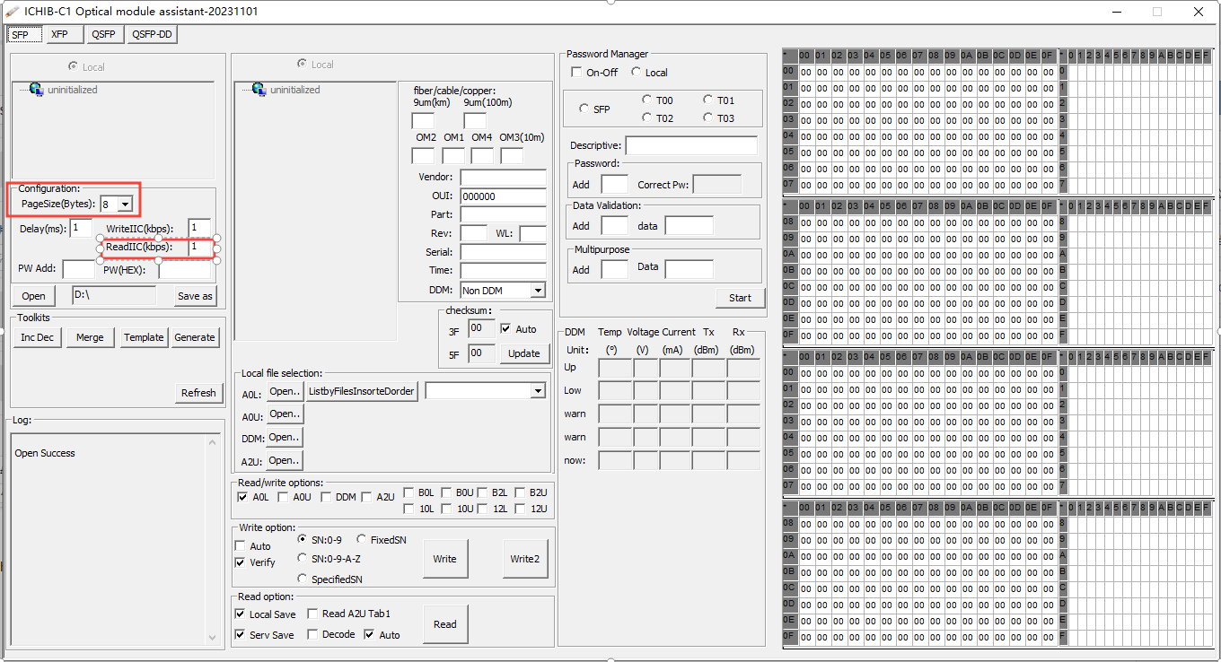 "Configuration" Details ICHIB-C1