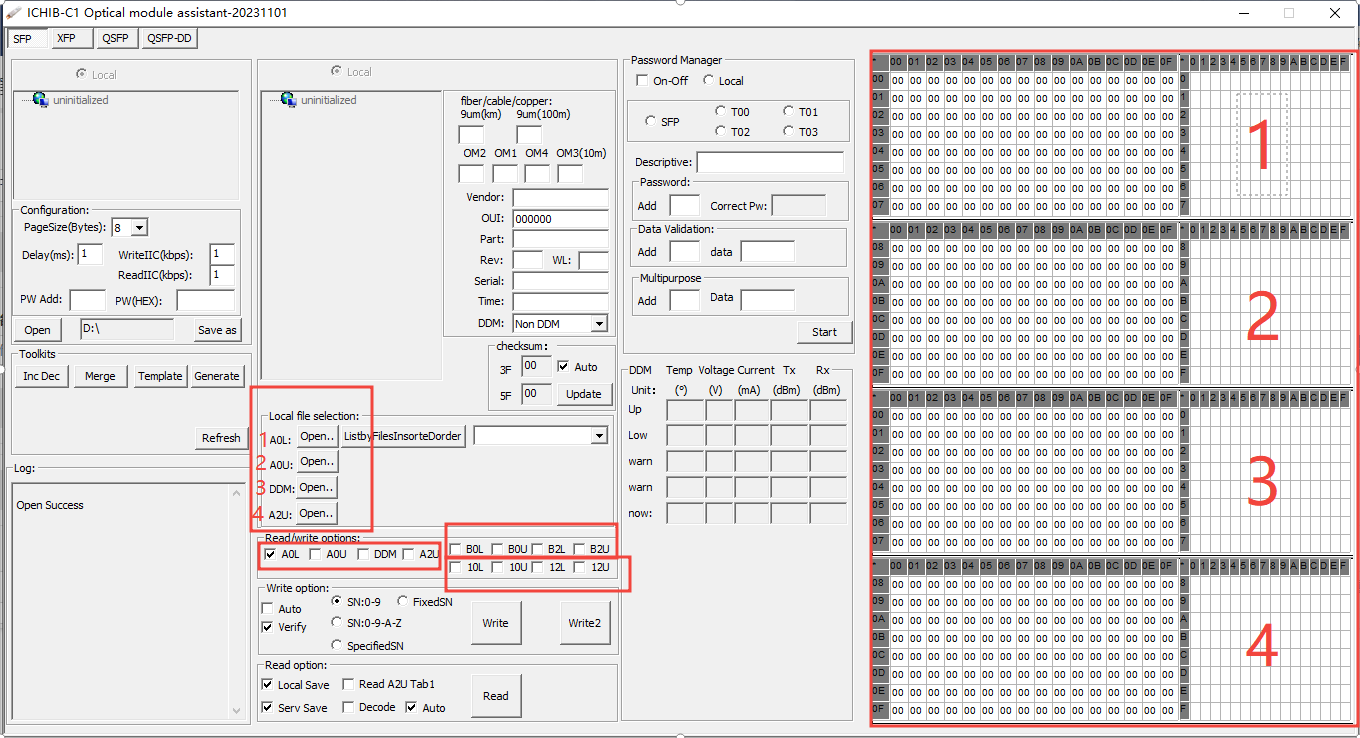 Local File Selection function description